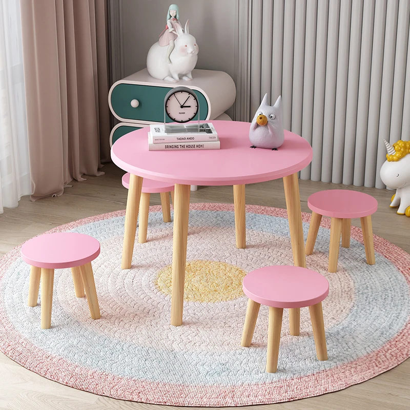 Child Room Furniture School Study Table Desk Children Chair Small Supplies Set Kids Elementary Schreibtisch Tables Childrens