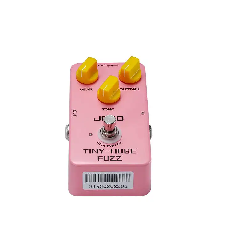 jo yo JF-26 TINY HUGE FUZZ Guitar Effect Pedal 90s Classic Fuzz Tone Effect Pedal with Rich Sustain for Guitar Solos