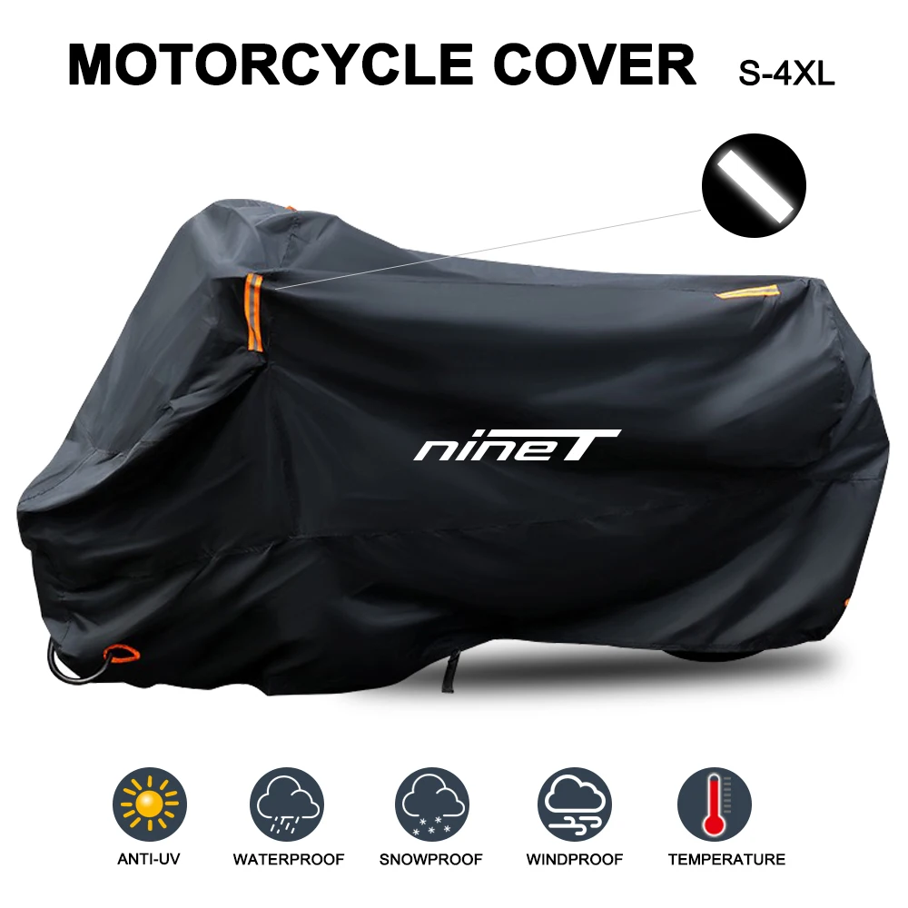 For BMW R nineT Rnine T Pure /5 Motorcycle Cover Waterproof Outdoor All Season Dust UV Protective Scooter Motorbike Rain Cover