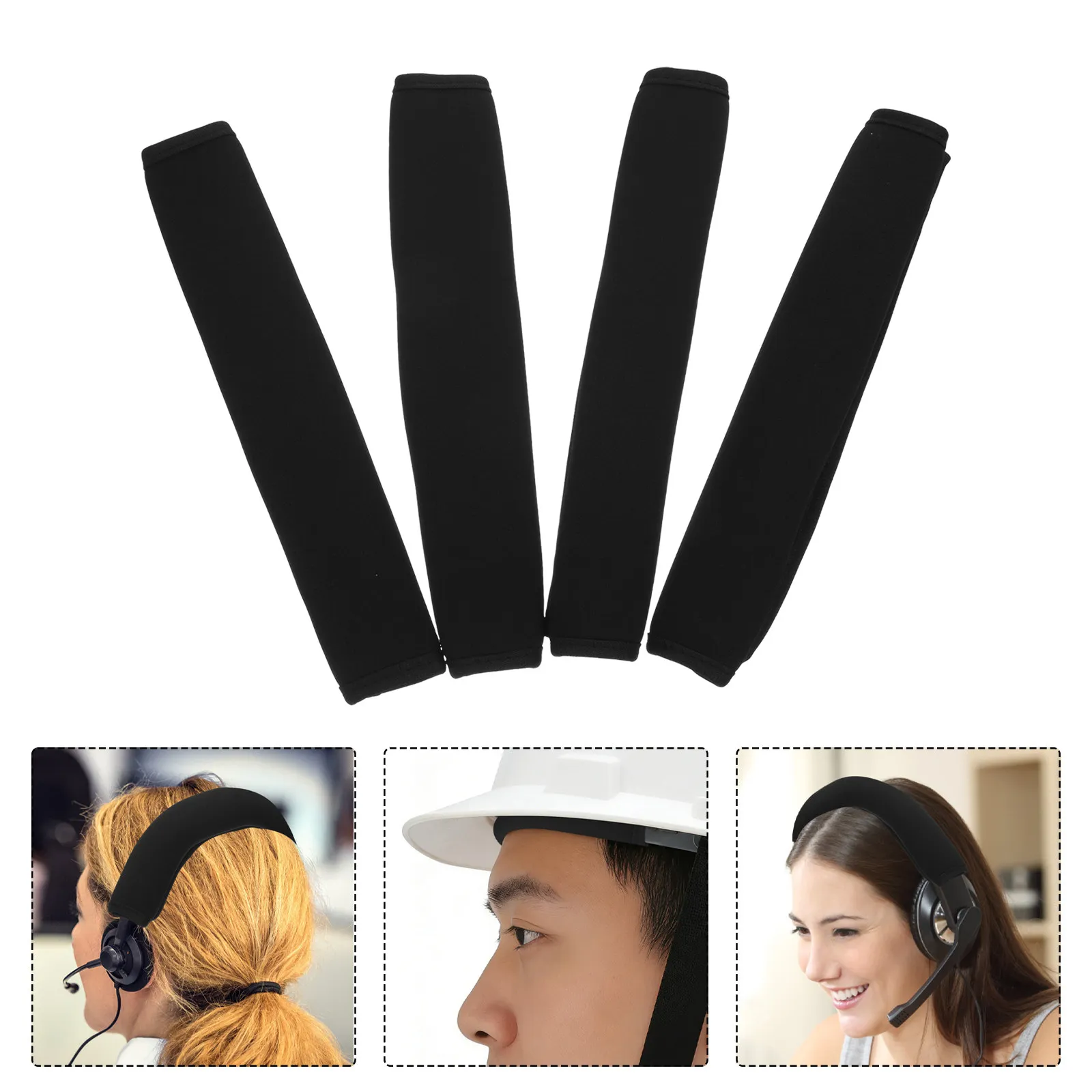 

4Pcs Sweatband for Hard Hats Replacement Washable Padded Safety Liner Quick-Dry Breathable Construction Work Sweat