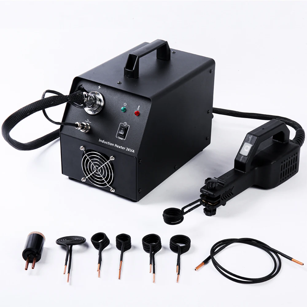 2300W 100KHz Induction Heater with Complete Coil Kits, Automotive Garage Tool for Removing Seized Bolts & Rusted Nuts