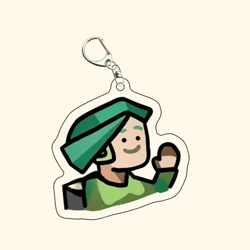 Акриловый-брелок-с-мультяшным-кулоном-индивидуальный-брелок-уникальный-брелок-mbti-для-ключей-сотового-телефона-подарок-для-друзей