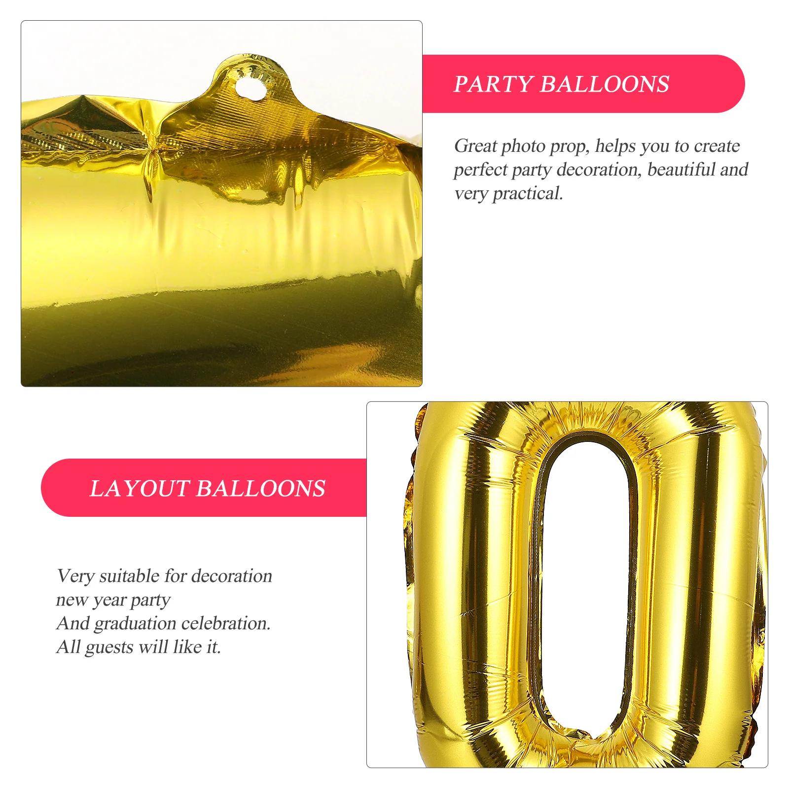 

1Set I Love You Balloon Decor Set Wedding Anniversary Party Foil Balloons for Proposal Valentine's Day Celebration Decoration