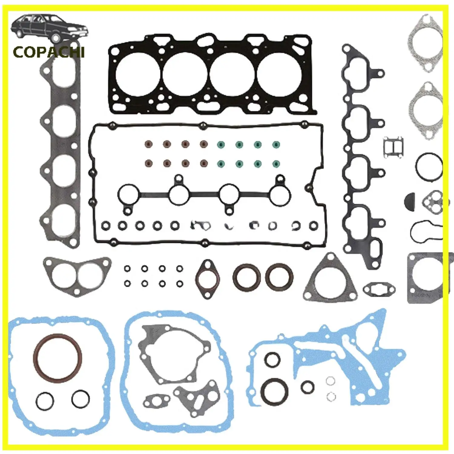 

1set Cylinder Head Seal Overhaul Gasket Kit For 99-05 Hyundai Sonata Kia Optima 2.4L G4JS Engine Car Accessories Replacement