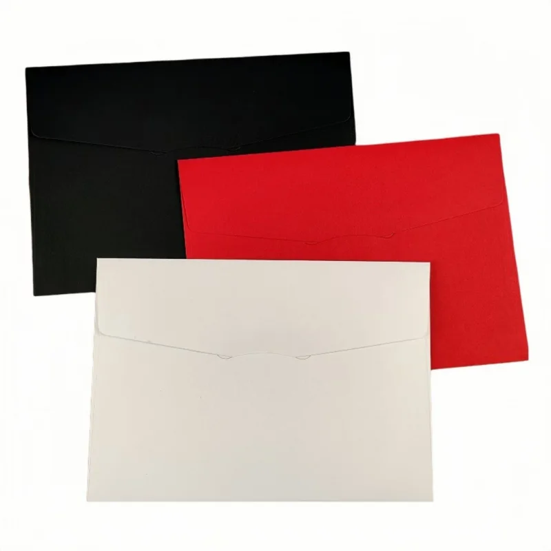 Custom.-Border Blank Simple Retro Western Kraft Paper Envelope Custom Handwriting Letter Paper Color Greeting Card File Ba - Image 6