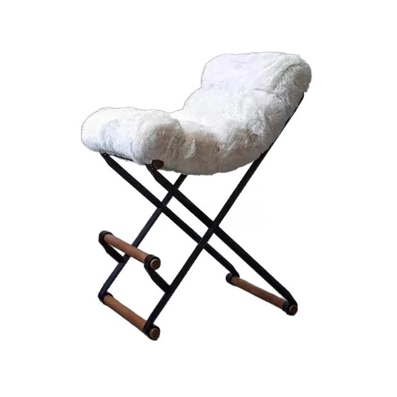 Modern simple tall front desk bar chair, stainless steel reception chair for home island bed and breakfast