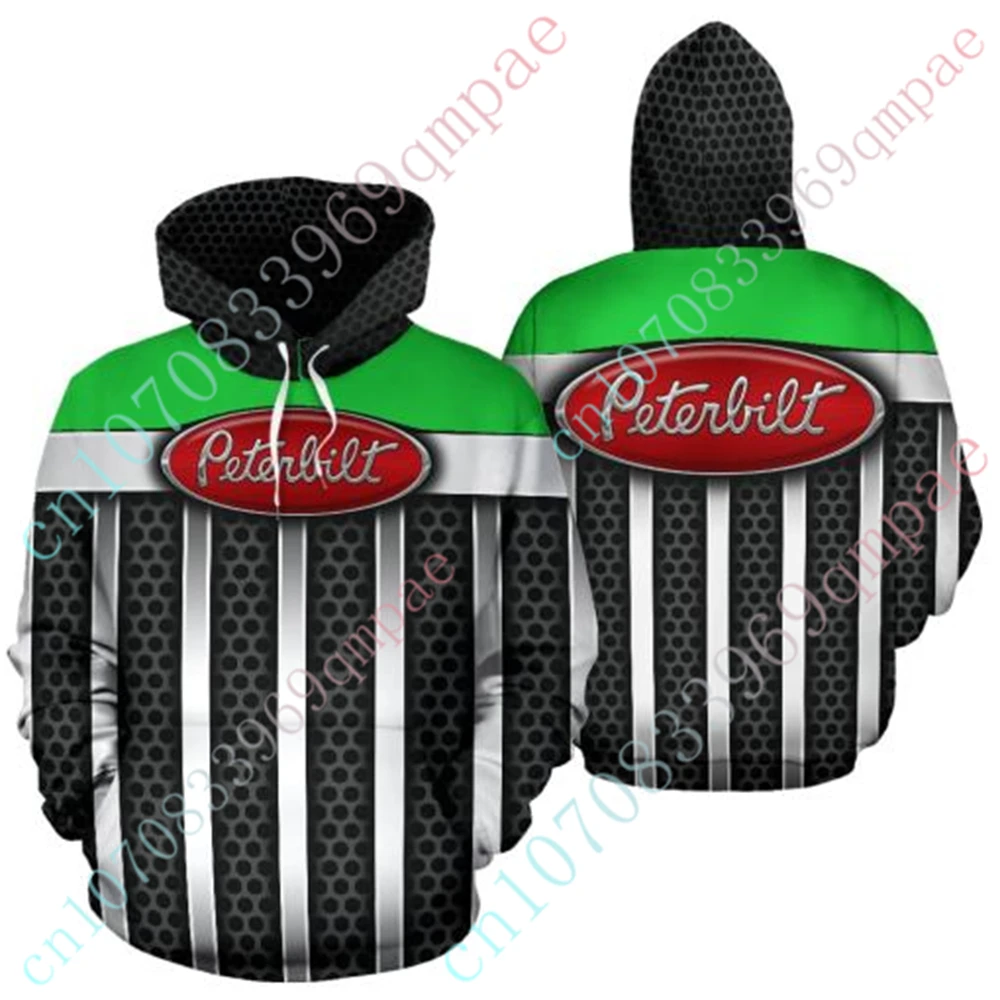 

Peterbilt Clothing Harajuku Oversize Zip Hoodies Anime Sweatshirt Unisex Pullover Top Casual Hoodies For Men Women Custom Logo