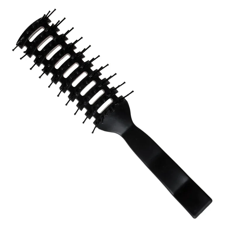 1pc Men Ribs Hair Brush Hairdressing Salon Barber Anti-static Heat Comb Hair Styling Tool Comb Brush Healthy Massage Tools