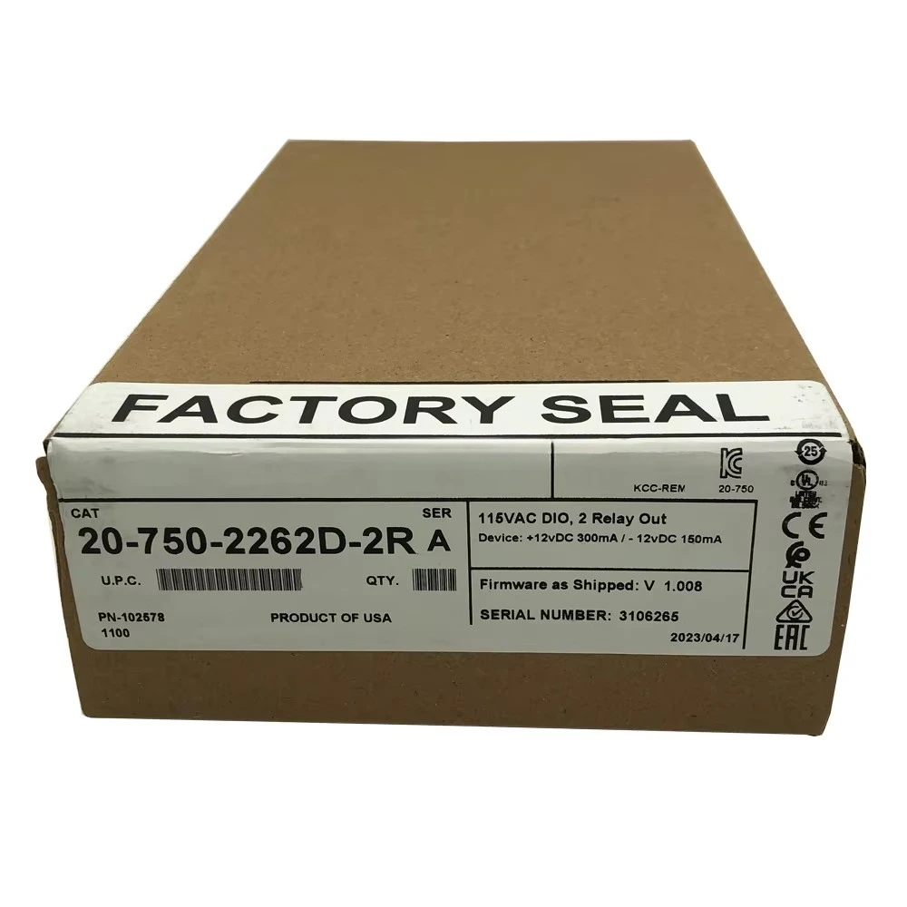 20-750-2262D-2R محرك التيار المتردد 115 فولت وحدة خيار التيار المتردد IO 100% ماركة ؛ حزمة أصلية 100% ؛ 100% جديد 207502262D2R