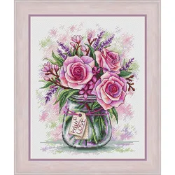 ZZ1682 DIY Homefun Cross Stitch Kit Packages Counted Cross-Stitching Kits New Pattern NOT PRINTED Cross stich Painting Set