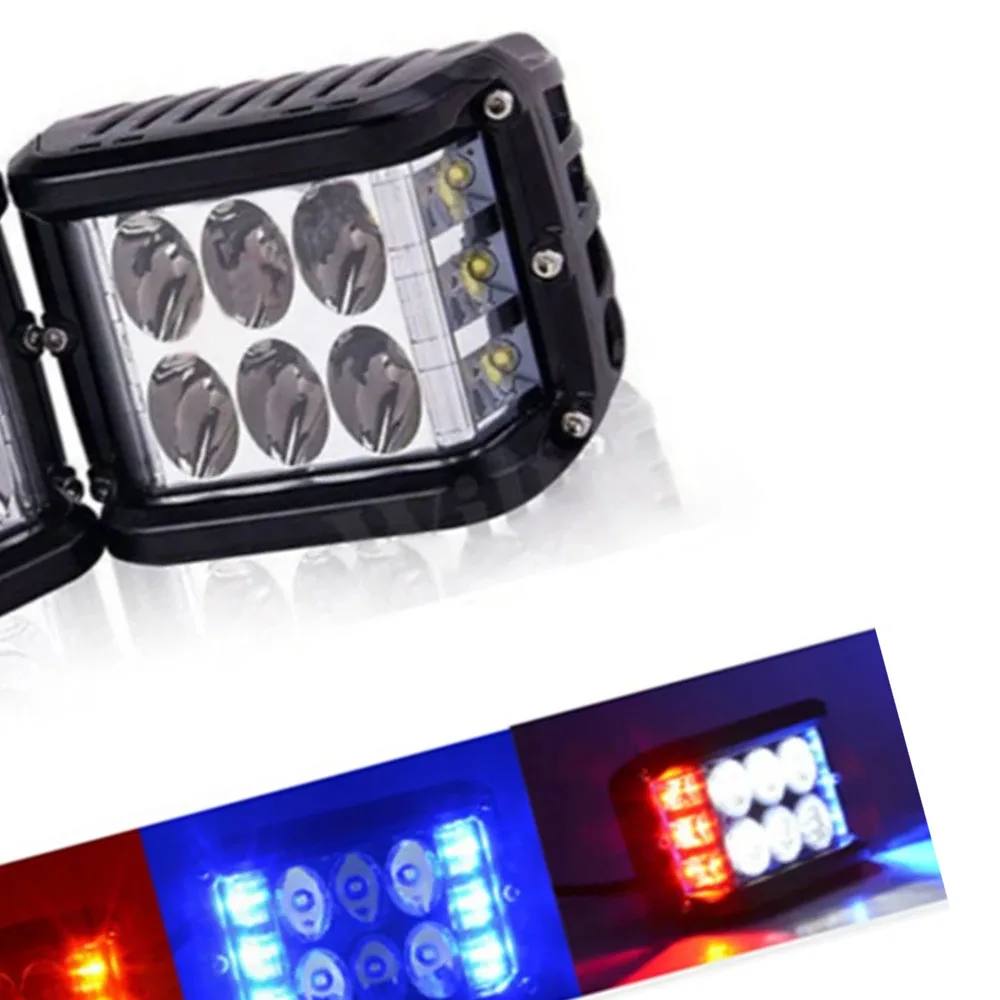 12V 45W Spot Spotlights Cube Work Fog Lamp Waterproof for Car Auxiliary LED Spotlight LED Driving Light