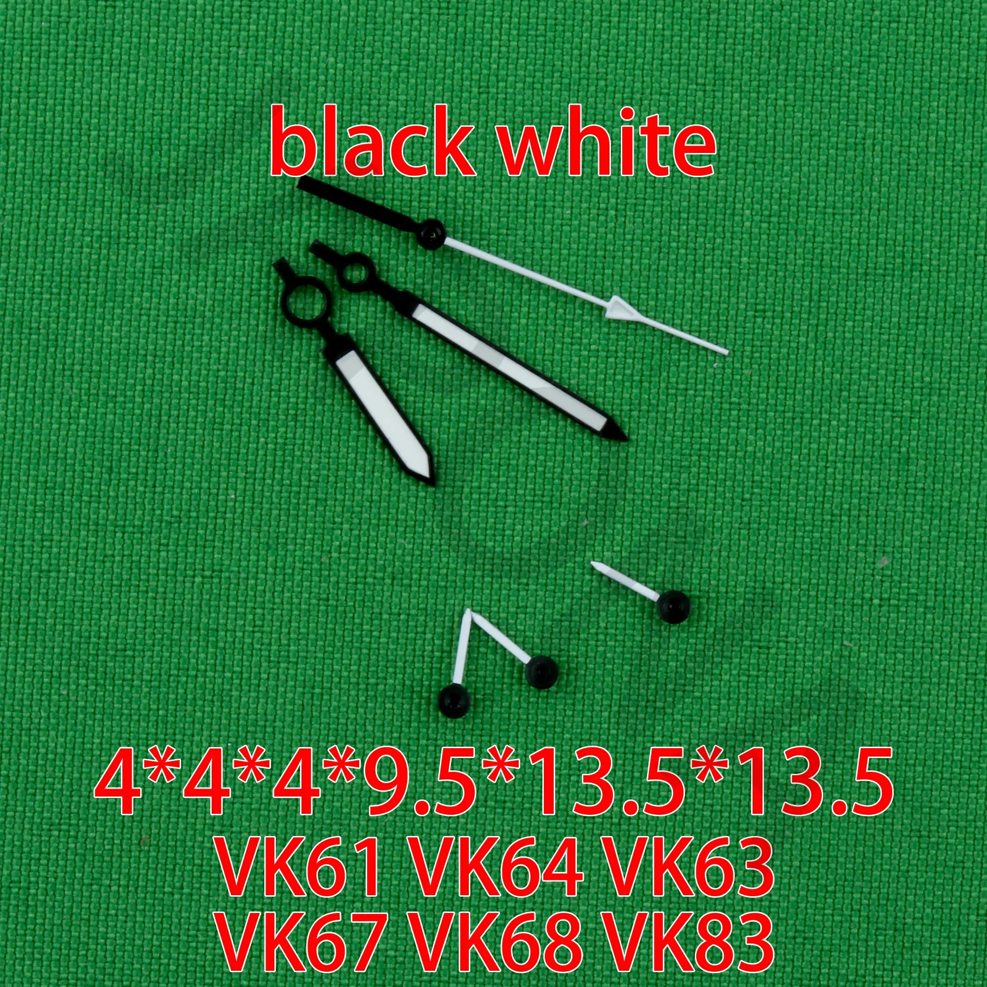 Lancette del movimento dell'orologio VK63 per VK61 VK63 VK64 VK67 VK68 VK83 Puntatore di movimento TMI Lancette della serie VK