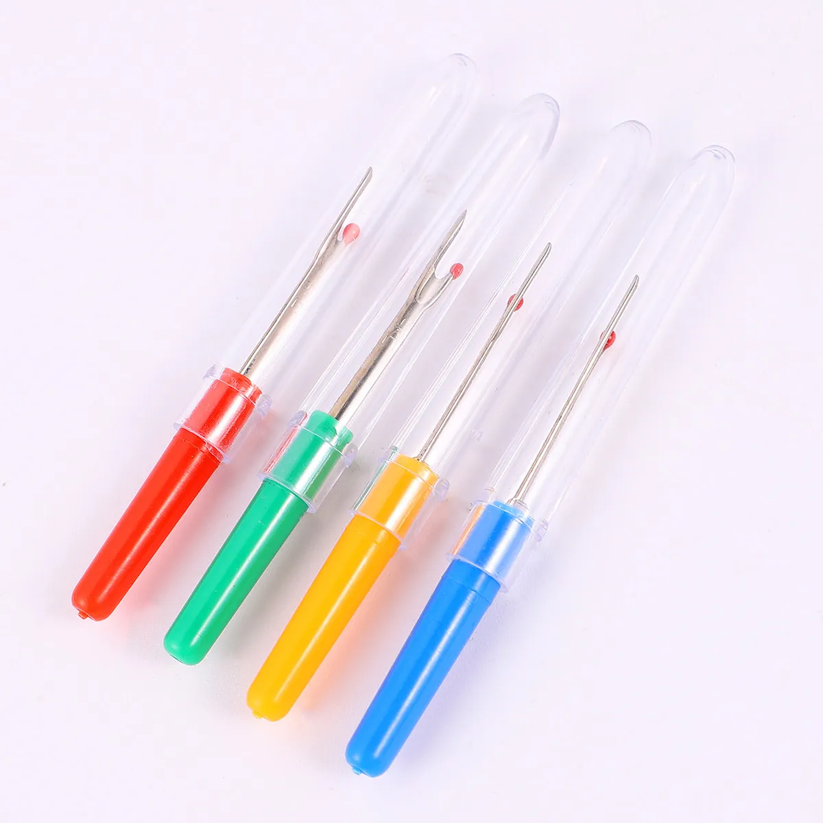 1Set Cross-Stich Sewing Kit Beads Tape Measure Durable Seam Ripper Practical Embroidery Stitching Tool Cross-Stich Tools Kit