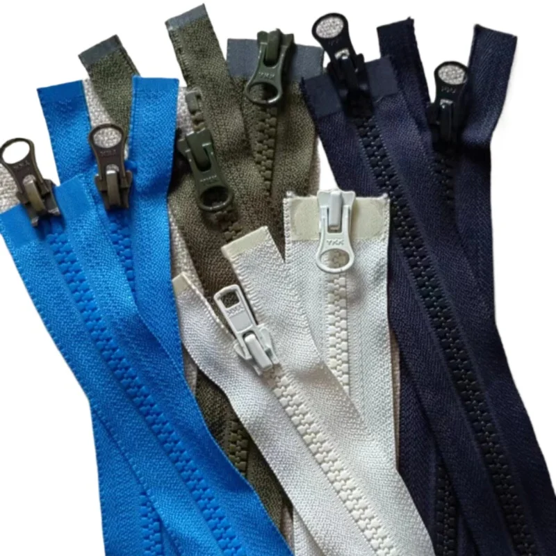 5# 60 to 120cm Resin YKK Zipper blue white green Black Double End 2-Way Jacket Coat Replacement Repair Tailor Sewing Accessory