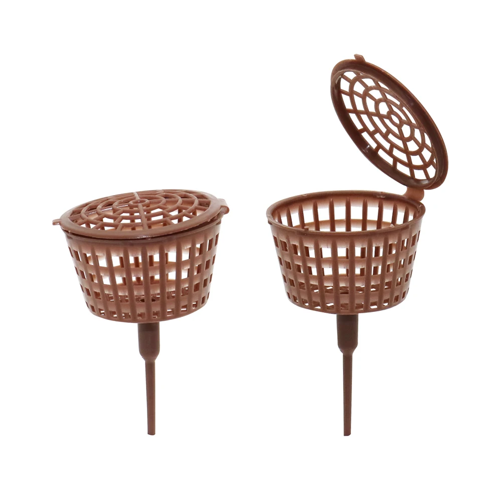 30PCS Fertilizer Cover Basket Garden Bonsai Planting Tool Yard Automatic Releasing Fertilizer Nursery Box With Cover