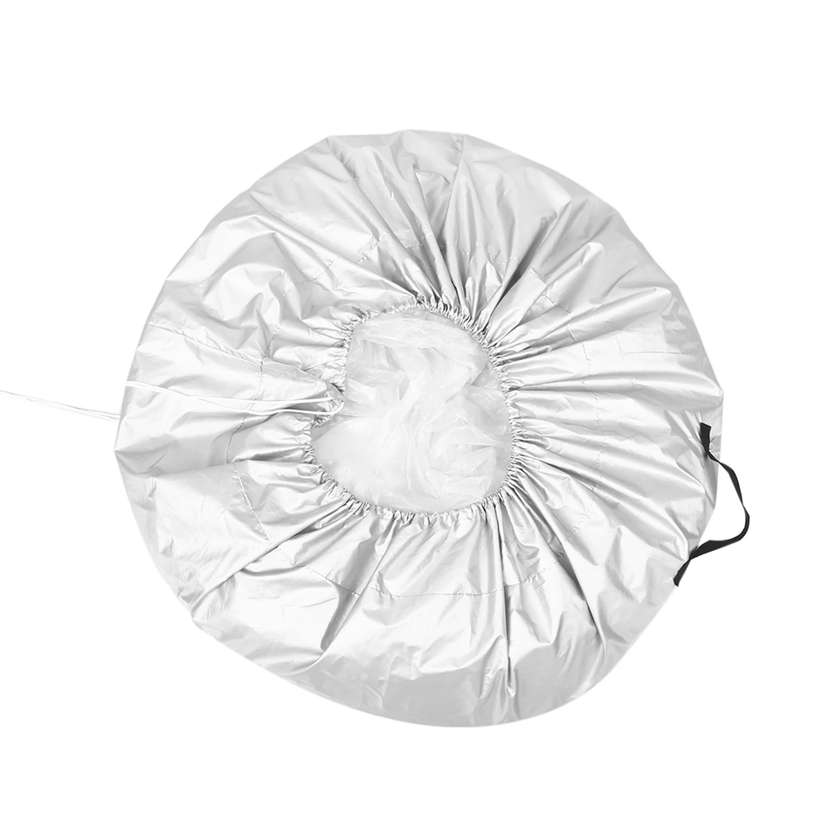 

1pc Tire Cover for Car Anti-UV Waterproof 190T Silver Coated Cloth Foldable Spare Tyre Protector Dust Mud Rust for SUV