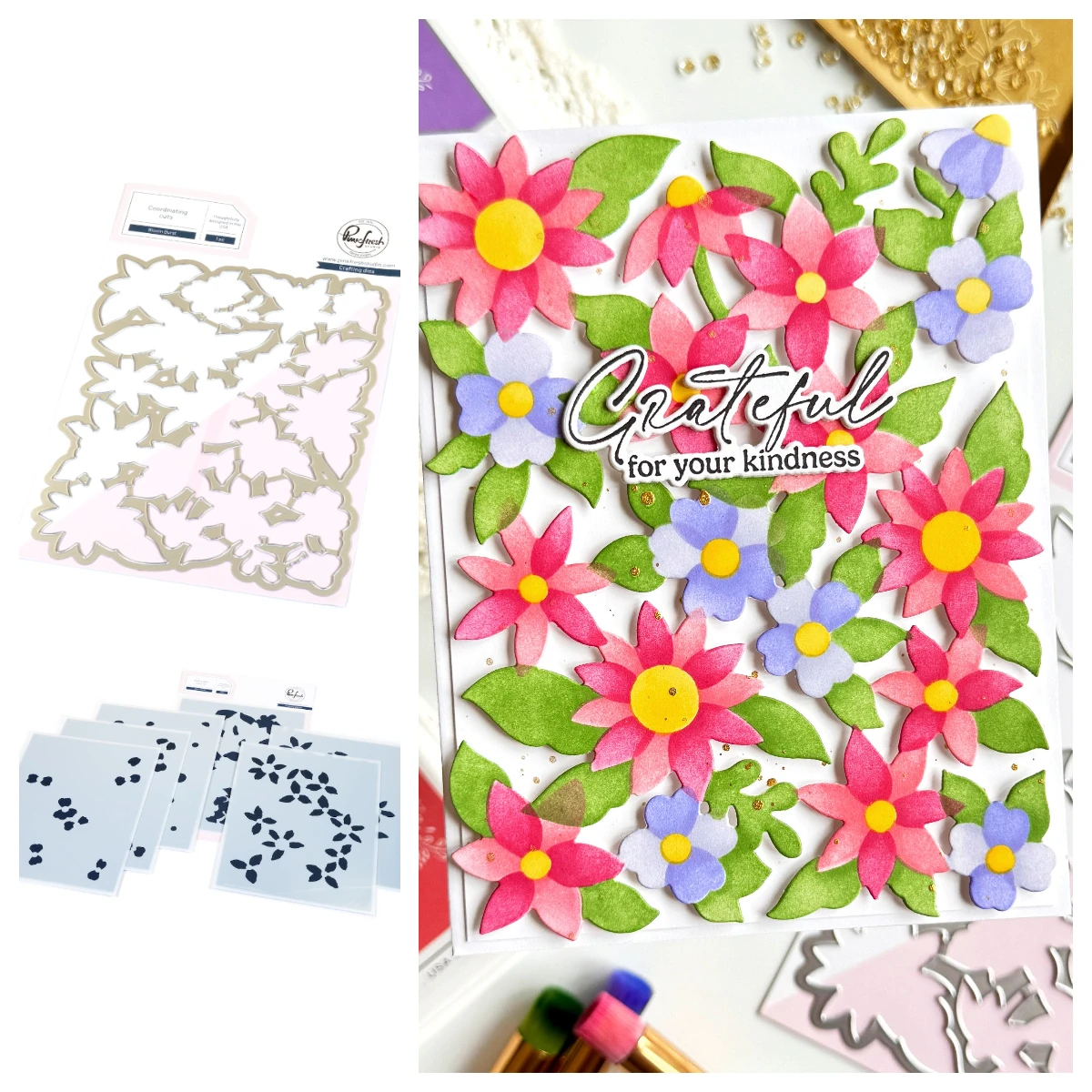 

Bloom Burst Die Metal Cutting Dies Stamps Stencils Set for DIY Scrapbooking Craft Paper Card Embossing Decoration 2025 New