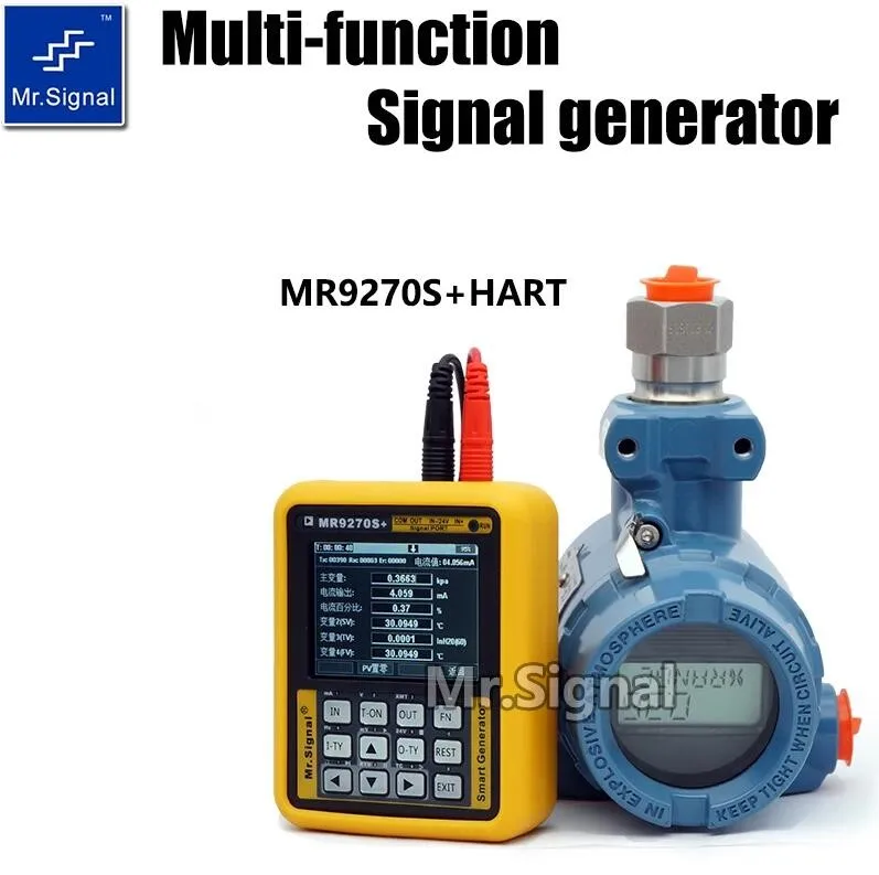 

MR9270S + HART 4-20MA Signal Generator Calibrate Current Voltage PT100 Thermocouple Pressure Transmitter Recorder Frequency