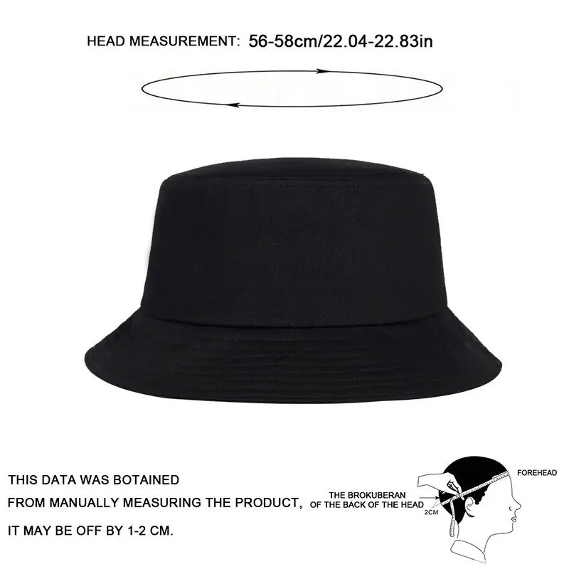 Unisex Light Board Solid Color Personality Bucket Hats Fishermen Caps Outdoor Casual Cap Sunscreen Hat