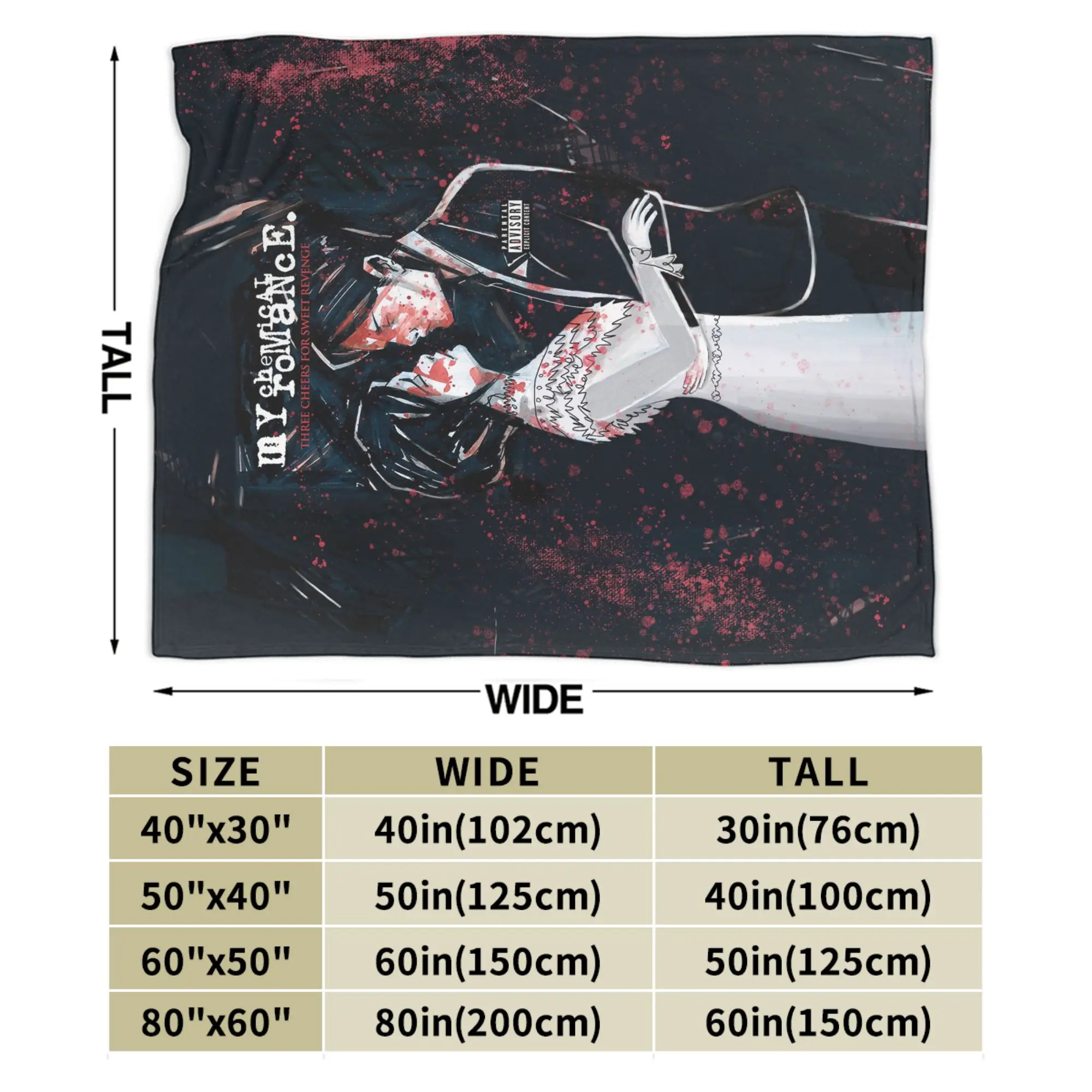 بلدي الكيميائية الرومانسية بطانية الفانيلا الربيع/الخريف المحمولة فائقة النعومة رمي بطانية ل أريكة الأريكة المفارش #6