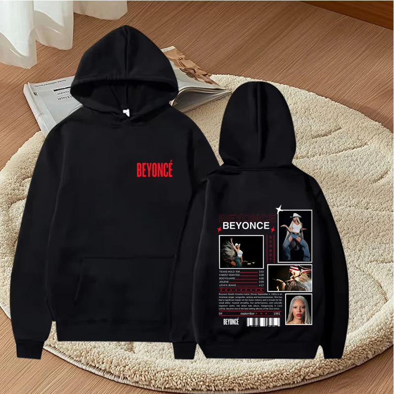 Beyoncé fashion classic new 2025 hoodie men women top vintage Long sleeve Sweatshirt with print Graphics oversized hoodie unisex