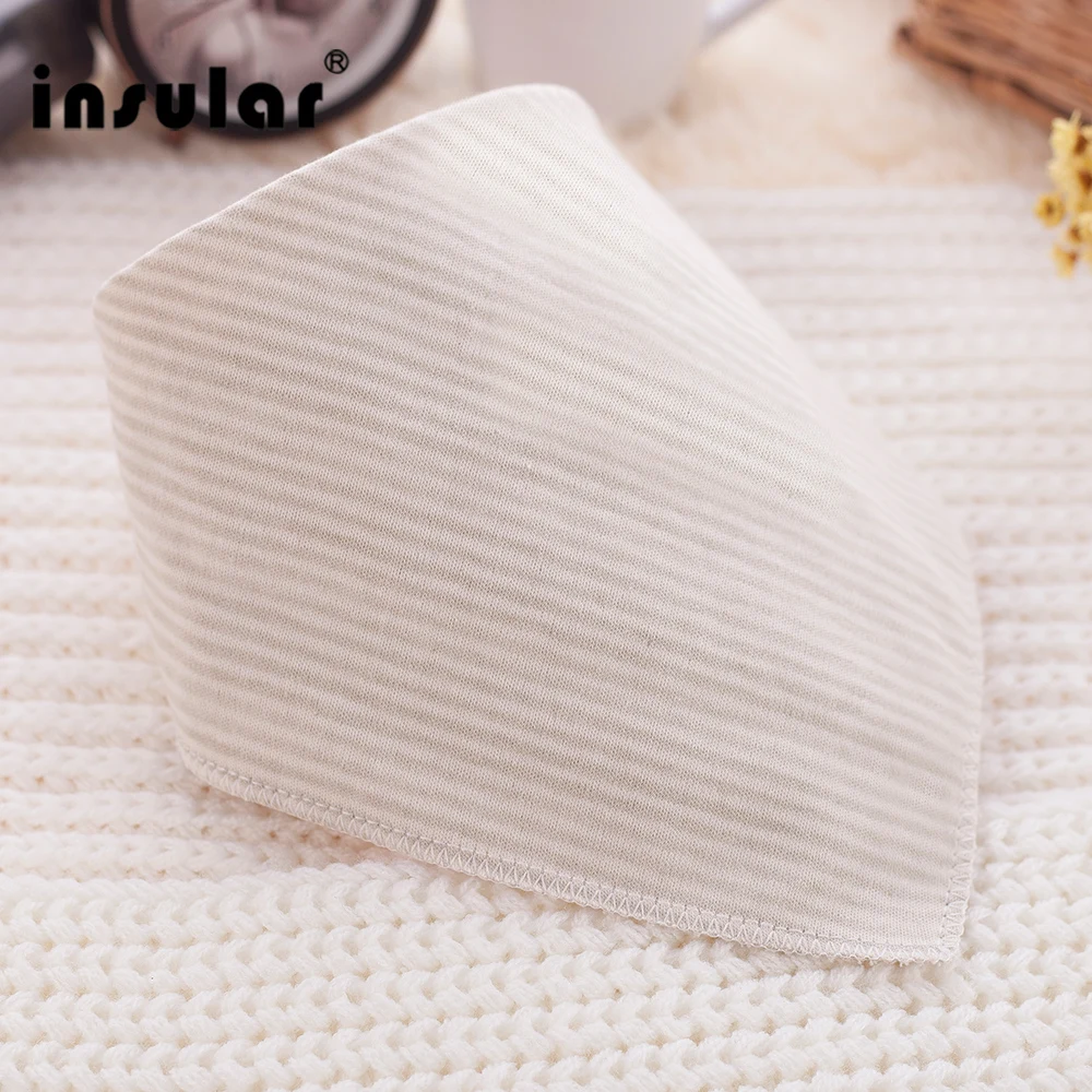 Natural Colored Soft Cotton strip Newborn Baby Bib Burp Cloth For Babies Girls Boys Bib Babies Feeding Clothing Infantil Menina