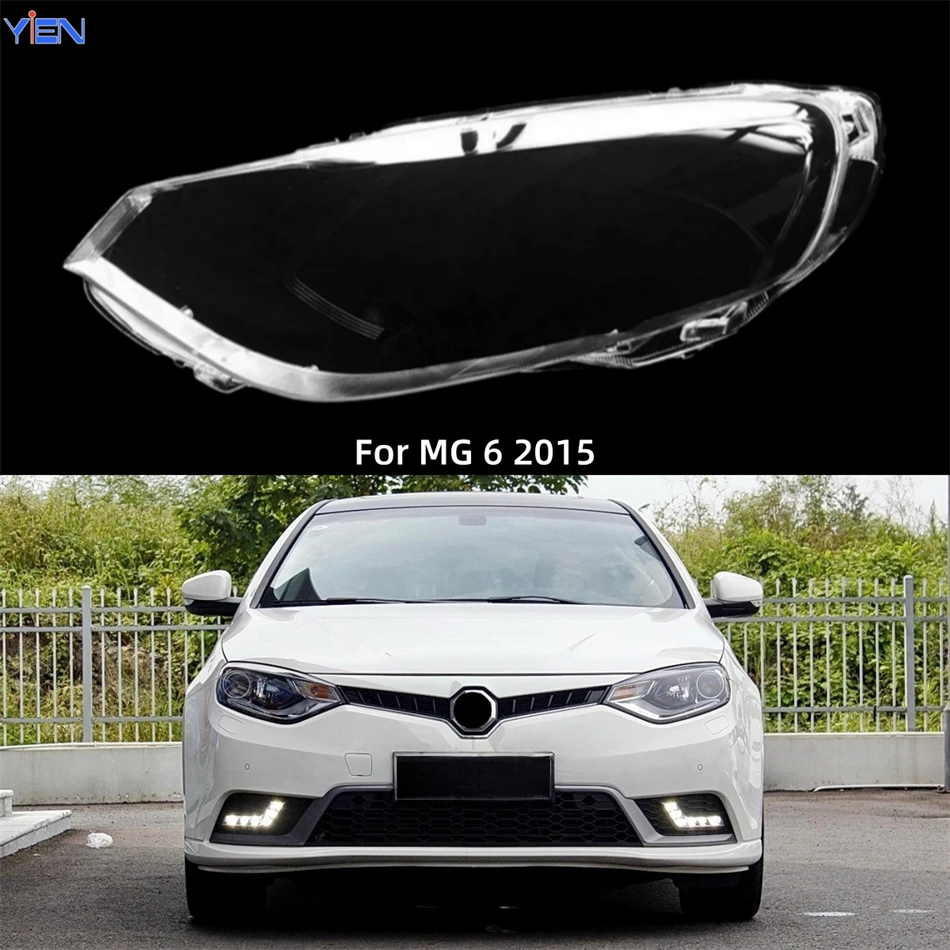 For Mg 6 2015 Car Internal Spare Parts Shade Headlight Lens Car Front Headlight Lens Cover Lights Shell