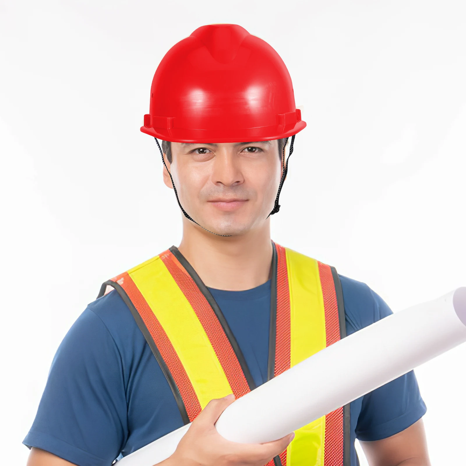 

Heavy Duty Safety For Construction Workers Hard Hat Outdoor Protective Equipment Adjustable Thickened Hdpe