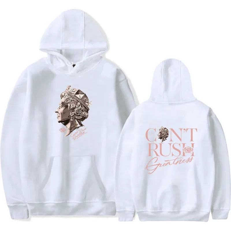 Bluza z kapturem 2025 yiyi Central CEE Album Can't Rush Greatness dla mężczyzn i kobiet, bluza sportowa z długim rękawem, kurtka typu pullover
