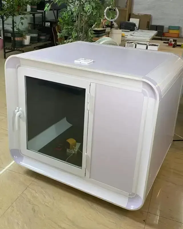 Household Pet Soundproof Room Movable Mini Soundproof Box Cover Cage Glass Room