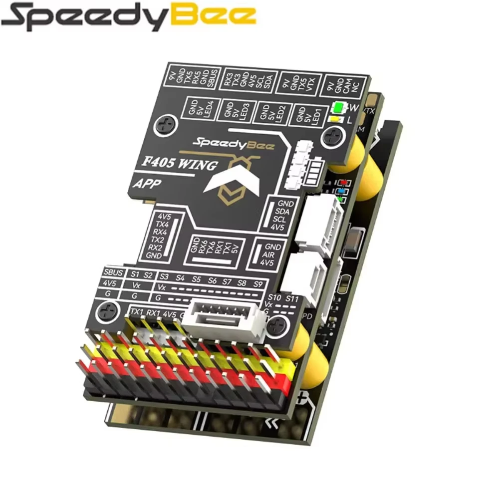 

Приложение SpeedyBee F405 WING, беспроводная плата, мини-контроллер полета с гироскопом ICM42688P для радиоуправляемой модели самолета с фиксированным крылом