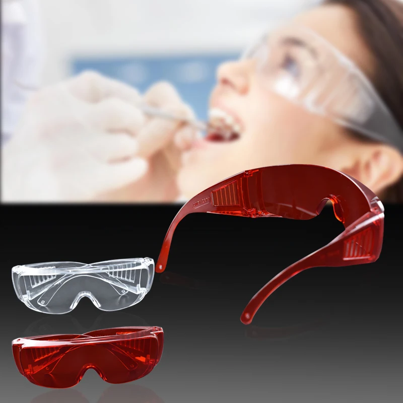 Protective Safety Goggles Glasses Teeth Whitening Goggles Dental Eye Protection Spectacles Eyewear Anti-shock Goggles