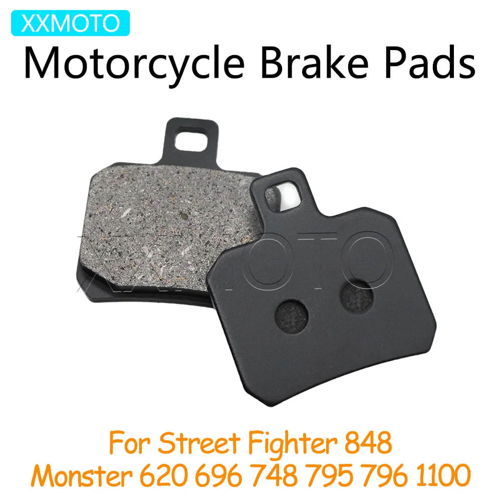 

For Ducati Monster 620 696 748 795 796 1100 Street Fighter 848 Motorcycle Rear Brake Pads Monster 796 Accessories