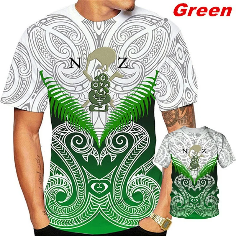 3D New Zealand Maori Printed T Shirt Rugby Tattoo Graphic T-shirts For Men Kid Fashion Streetwear Short Sleeves Harajuku Clothes