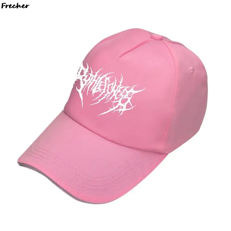 Print Gothic Street Punk Frauen baseball cap men Soft cotton adjstable pure black sports caps women hip hop dad hat new