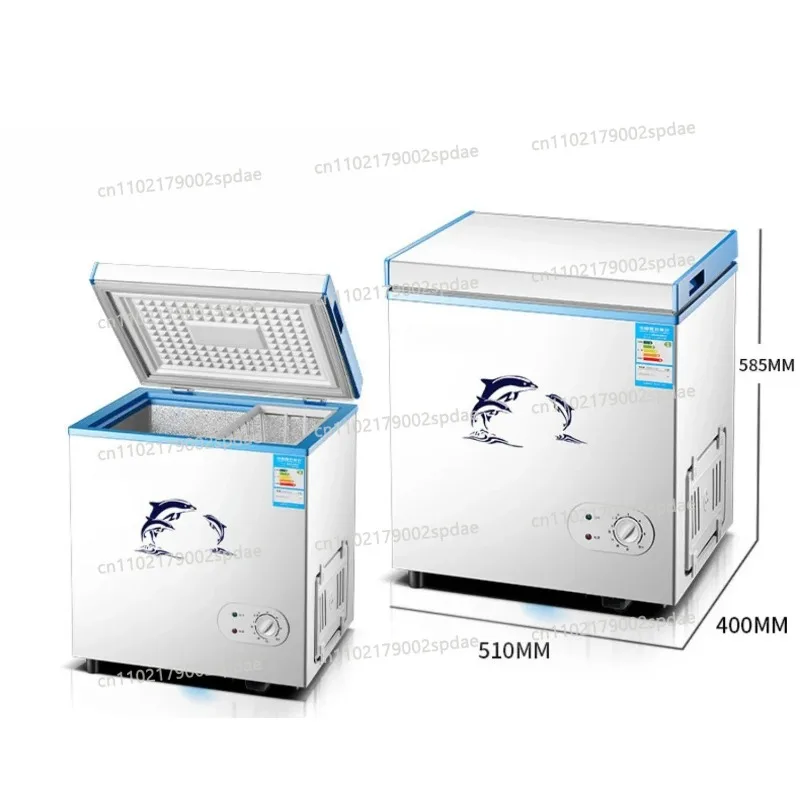 Congelador Vertical Comercial y Doméstico, Mini Refrigerador, Congelador Combinado, Contenedor, 220V/50Hz
