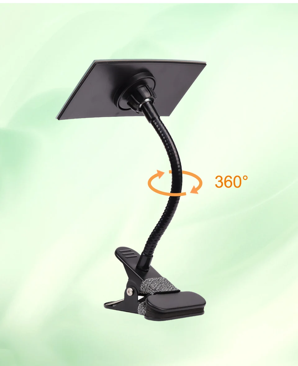 Clip On Schreibtisch Büro Schminkspiegel 360° ° Rotation/HD-Kosmetikspiegel, flexibler Clip-on-Spiegel zum Pfropfen von Wimpernverlängerungen – Detail 3