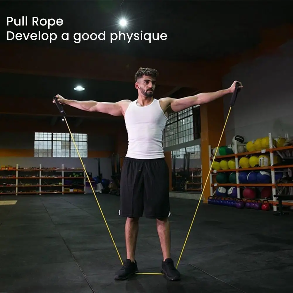 

Эспандер для фитнеса wПортативный женский эластичный ремень для рук и плеч, силовые тренировки, тонизирующие упражнения для ног, эластичный ремень, натяжная веревка