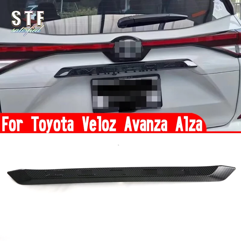 Per Toyota Veloz Avanza Alza 2022 2023 accessori per auto ABS coperchio del bagagliaio posteriore copertura Trim modanatura decorazione adesivi