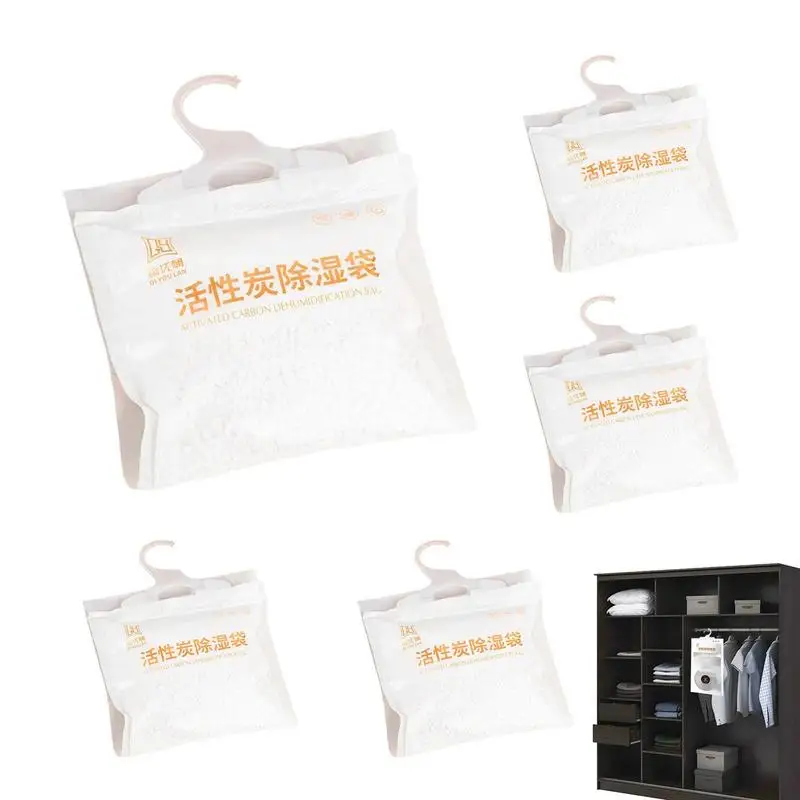 Dehumidifier Bag Leak-Proof Dehumidifier Bag With Flexible Hook Indoor Healthy Air Essentials For Kitchen Bathroom Wardrobe