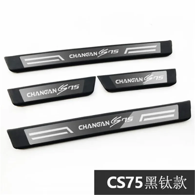 

stainless steel Plate Door Sill Welcome Pedal Car Styling Accessories for 2019 Changan cs85 cs75 Car Styling