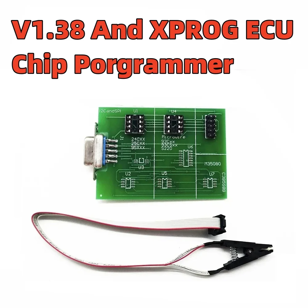 UPA Adapter USB 1.38 Soic Clip Works With UPAUSB V1.38 And XPROG ECU Chip Porgrammer Eeprom Board