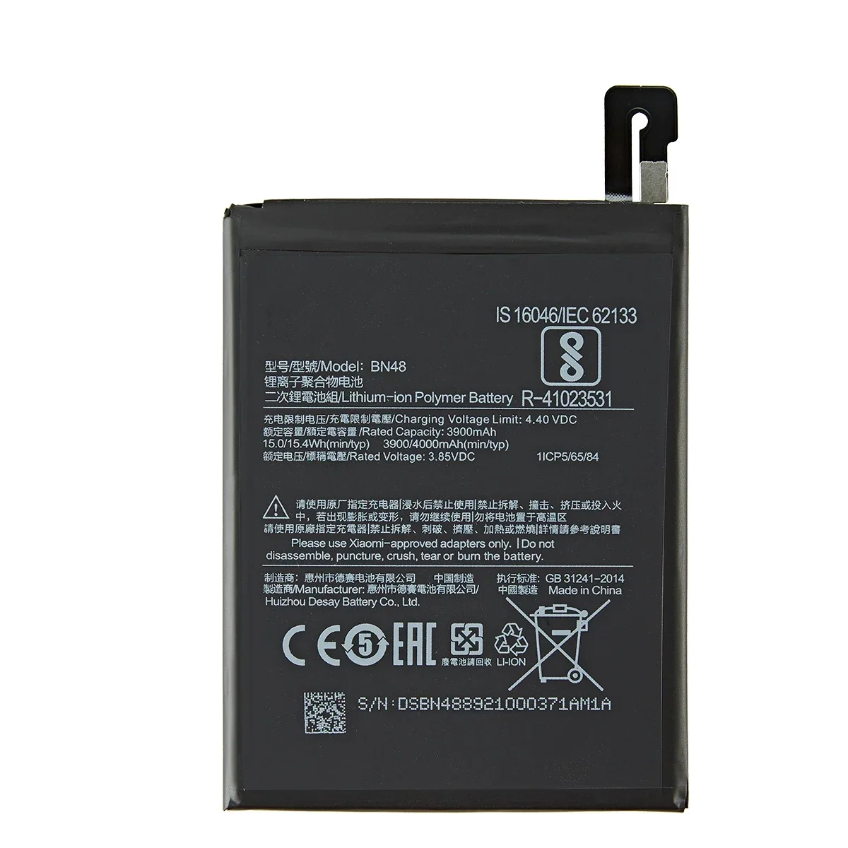 Brand New BN48 Battery 4000mAh For Xiaomi redmi Note 6 Pro High Quality BN48 Battery + Free Tools