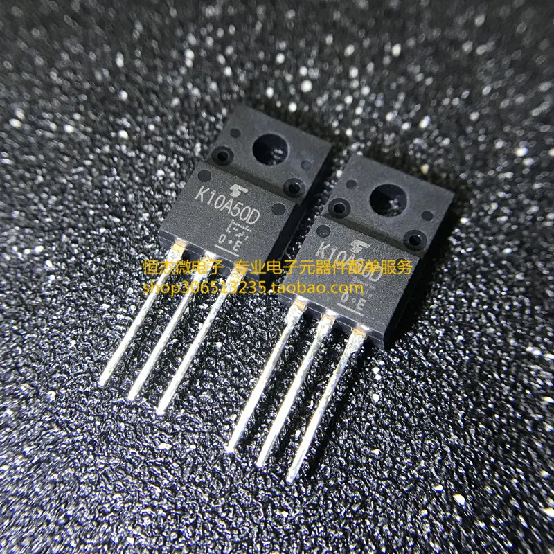 10PCS/Original imported K10A50D TK10A50D N-channel 10A 500V TO-220F field-effect MOS transistor