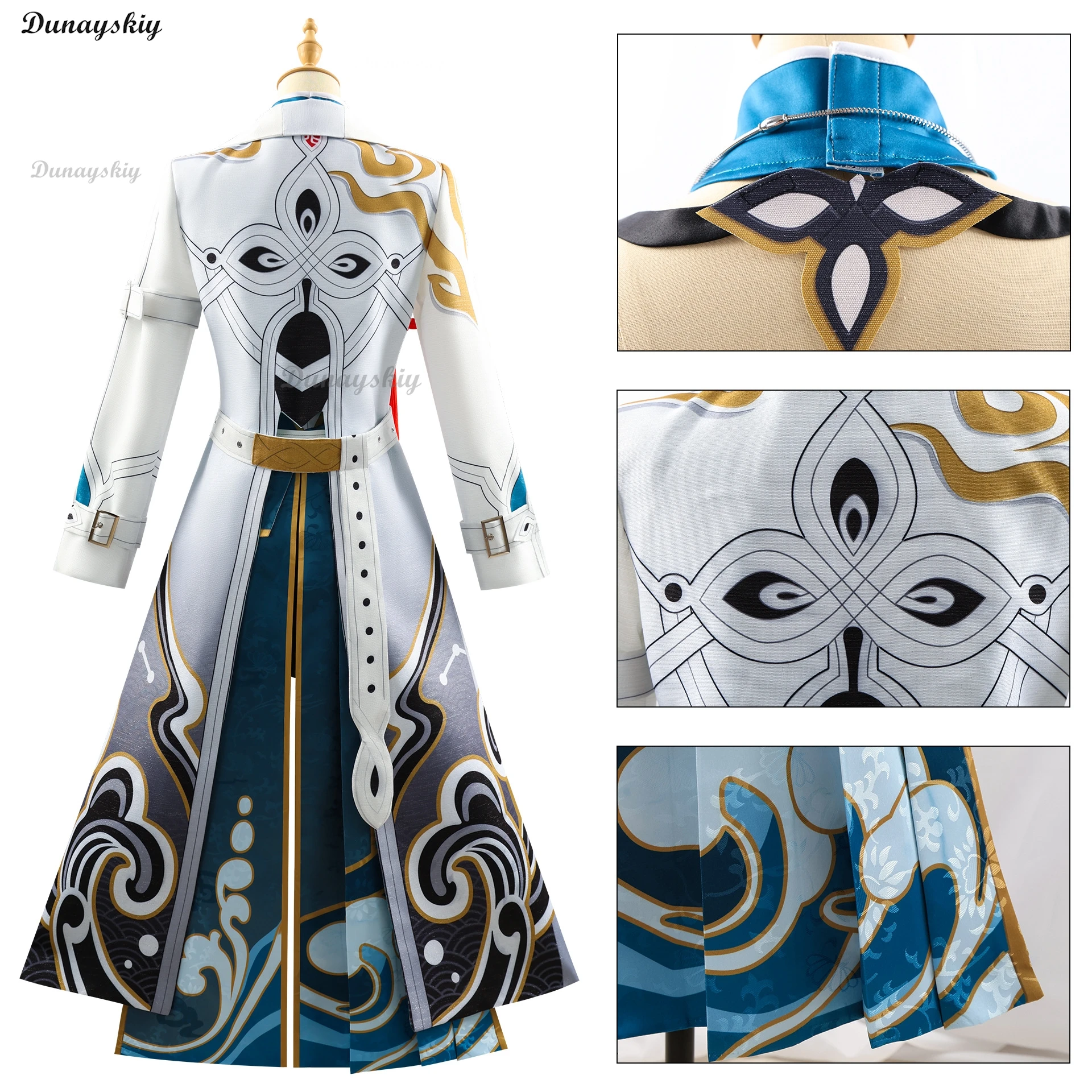 Honkai Star Rail Feixiao Costume Cosplay Parrucca Orecchie Orecchino Xianzhou Yaoqing Il Grande Generale Fei Xiao Cosplay Uniforme Halloween