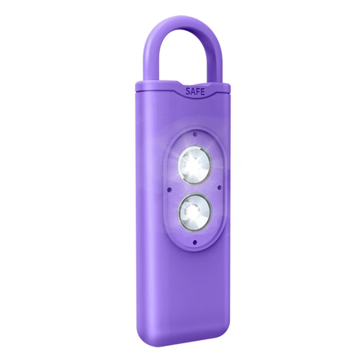 Alarm 130DB Anti-Wolf Alert for Girl Child Women Carrying Scream Loud Panic Alarm Emergency Alarm Keychain Purple