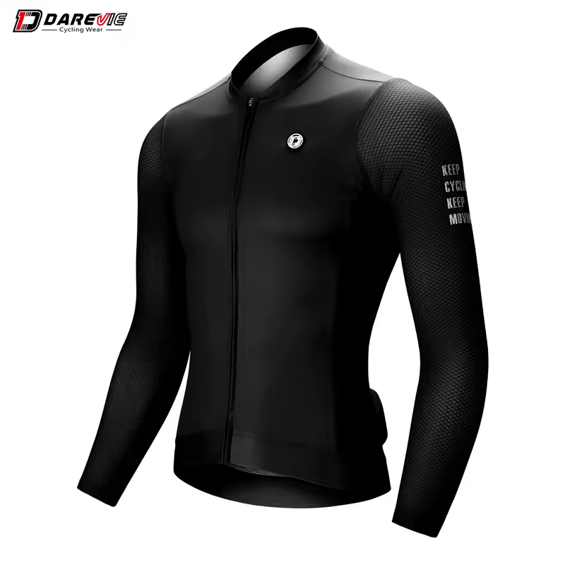 DAREVIE Cycling Jersey Small Size SPF 50+ Training Level Men Women Long Sleeves Cycling Jersey Breathable Man Cycling Maillott - Image 19