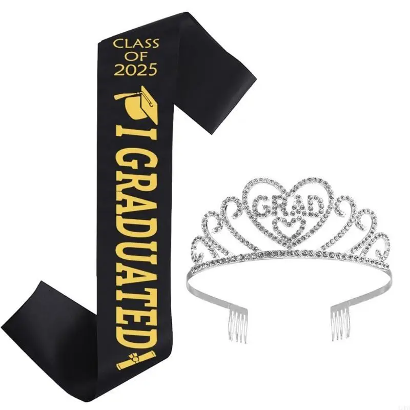2025Stylish afstuderen Sash Multicolor afstuderen Decoratie Gefeliciteerd SASH