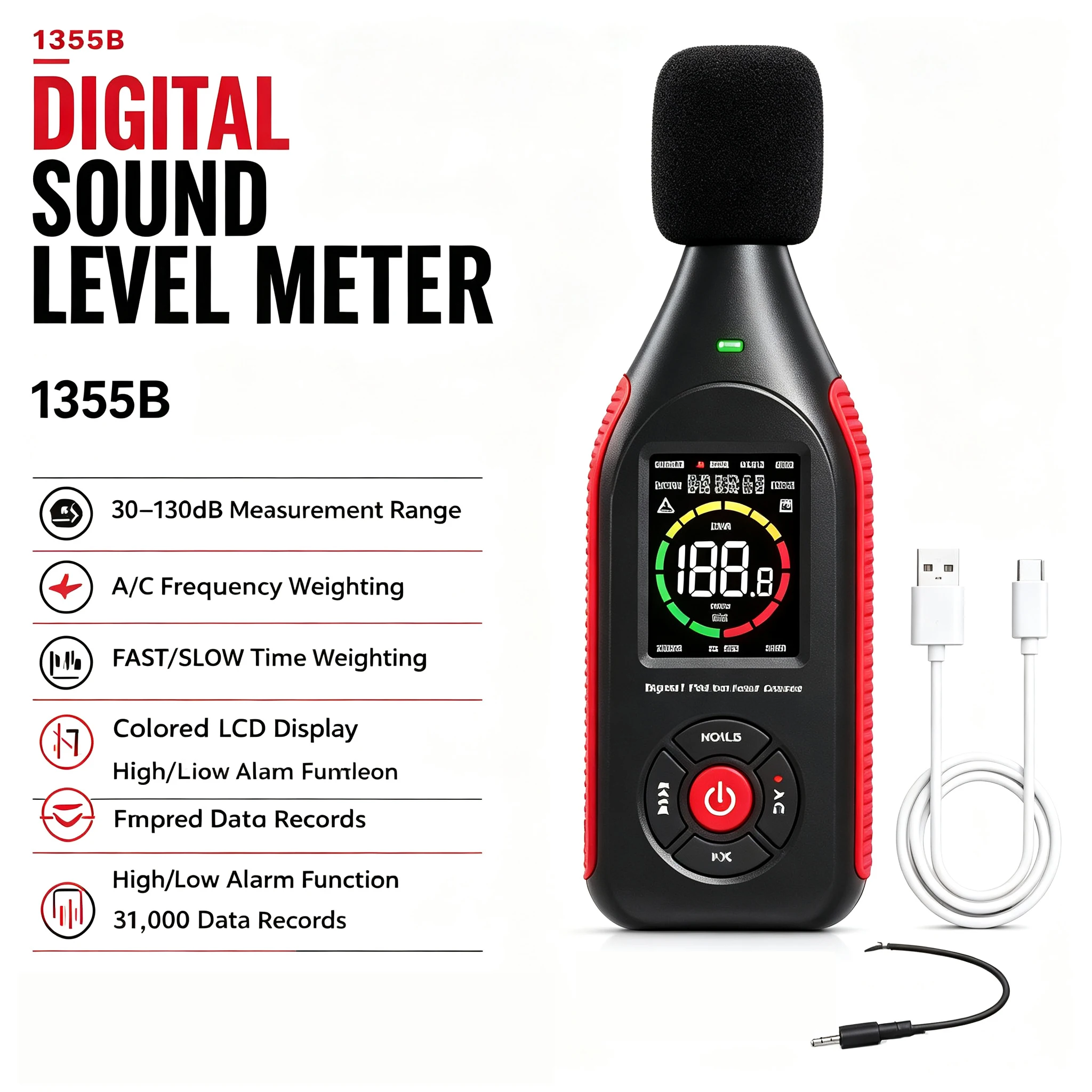 digital-sound-level-meter-gt1355b-30-130db-decibel-tester-type-c-rechargeable-usb-data-logging-noise-monitor-factory-hvac-indust