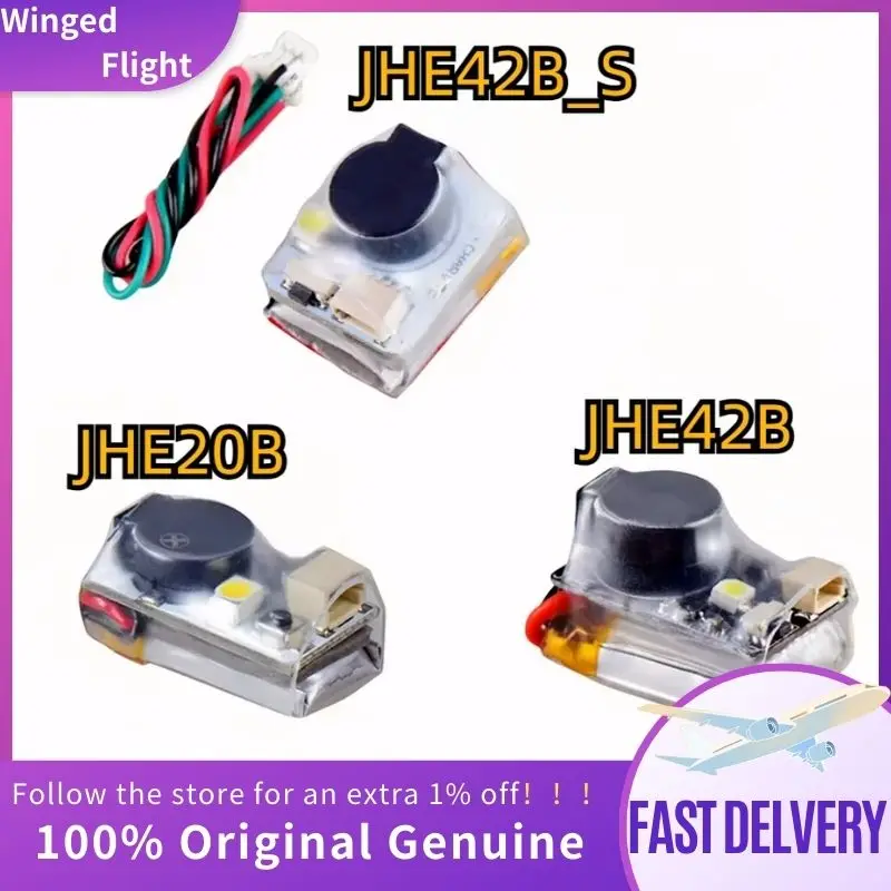 JHE42B 42B-S JHE20B mini 110DB Buzzer FPV Finder Built-in Battery with LED Light for RC Drone F4 Flight Controller Parts Vifly